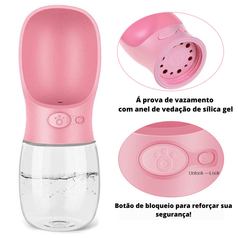 Garrafa de água portátil para Cães - Compra Creative